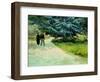 The Poet's Garden, Arles 1888-Vincent van Gogh-Framed Giclee Print