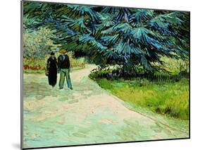 The Poet's Garden, Arles 1888-Vincent van Gogh-Mounted Giclee Print