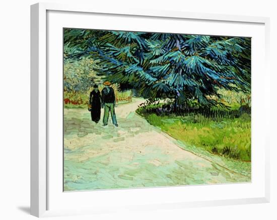 The Poet's Garden, Arles 1888-Vincent van Gogh-Framed Giclee Print