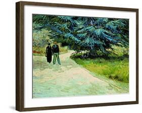 The Poet's Garden, Arles 1888-Vincent van Gogh-Framed Giclee Print