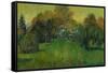 The Poet's Garden. Vincent van Gogh; Dutch, 1853-1890. Date: 1888. Dimensions: 28 3/4 × 36 1/4 i...-VINCENT VAN GOGH-Framed Stretched Canvas