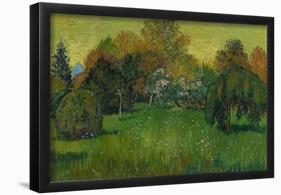 The Poet's Garden. Vincent van Gogh; Dutch, 1853-1890. Date: 1888. Dimensions: 28 3/4 × 36 1/4 i...-VINCENT VAN GOGH-Framed Poster