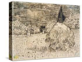 The Poet's Garden-Vincent van Gogh-Stretched Canvas