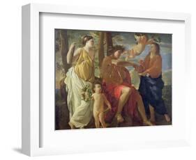 The Poet's Inspiration-Nicolas Poussin-Framed Premium Giclee Print