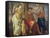 The Poet's Inspiration-Nicolas Poussin-Framed Stretched Canvas