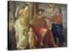 The Poet's Inspiration-Nicolas Poussin-Stretched Canvas