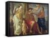 The Poet's Inspiration-Nicolas Poussin-Framed Stretched Canvas