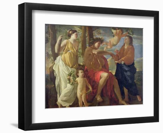 The Poet's Inspiration-Nicolas Poussin-Framed Giclee Print