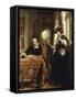 The Poet's Theme-John Callcott Horsley-Framed Stretched Canvas