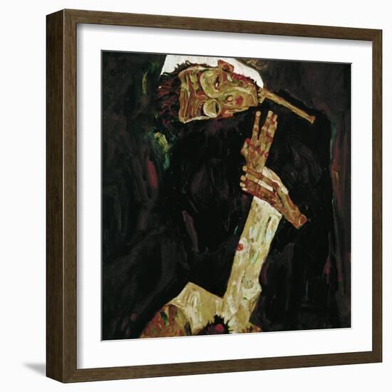 The Poet (Self-Portrait), 1911-Egon Schiele-Framed Giclee Print