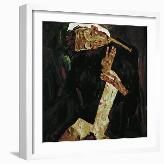 The Poet (Self-Portrait), 1911-Egon Schiele-Framed Giclee Print