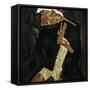 The Poet (Self-Portrait), 1911-Egon Schiele-Framed Stretched Canvas