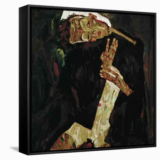 The Poet (Self-Portrait), 1911-Egon Schiele-Framed Stretched Canvas