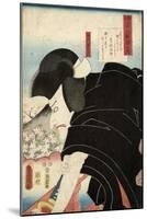 The Poet Sosei Hoshi: the Actor Matsumoto Koshiro V as Ishikawa Goemon, 1852-Utagawa Kunisada-Mounted Giclee Print