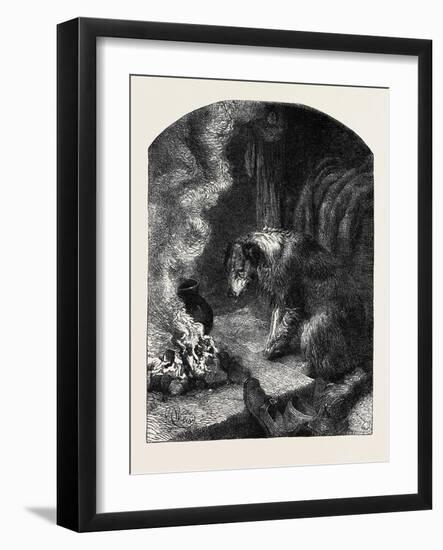 The Poetry of Nature: the Old Shepherd's Dog-Harrison William Weir-Framed Giclee Print