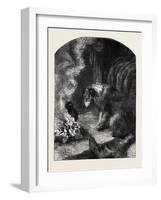 The Poetry of Nature: the Old Shepherd's Dog-Harrison William Weir-Framed Giclee Print
