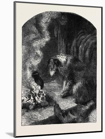 The Poetry of Nature: the Old Shepherd's Dog-Harrison William Weir-Mounted Giclee Print