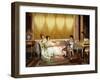 The Poetry Reading-Vittorio Reggianini-Framed Giclee Print