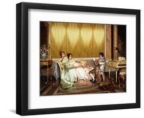 The Poetry Reading-Vittorio Reggianini-Framed Giclee Print