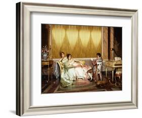 The Poetry Reading-Vittorio Reggianini-Framed Giclee Print