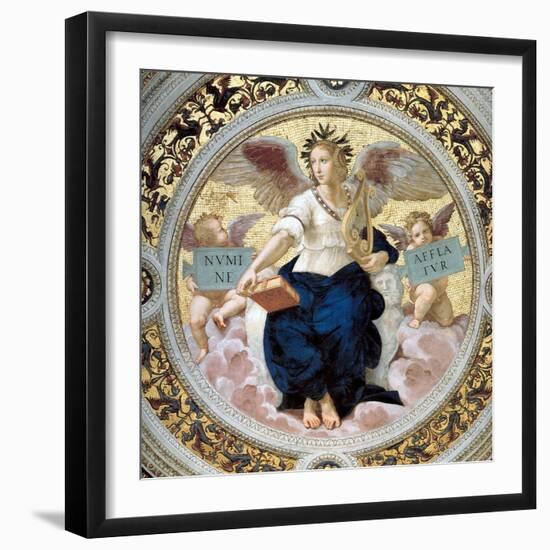 The Poetry. Stanza Della Segnatura, 1508-Raphael-Framed Giclee Print