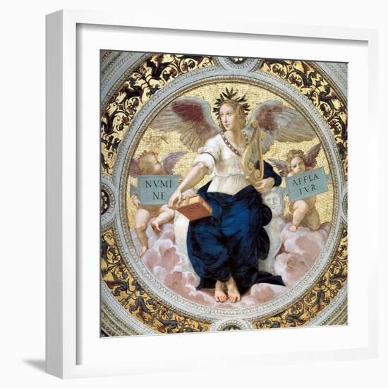 The Poetry. Stanza Della Segnatura, 1508-Raphael-Framed Giclee Print