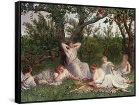 The Poets Harvest Home-William Bell Scott-Framed Stretched Canvas