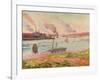 The Pointe D'Ivry, 1886-Armand Guillaumin-Framed Giclee Print