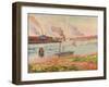The Pointe D'Ivry, 1886-Armand Guillaumin-Framed Giclee Print