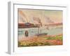 The Pointe D'Ivry, 1886-Armand Guillaumin-Framed Giclee Print