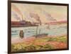 The Pointe D'Ivry, 1886-Armand Guillaumin-Framed Giclee Print