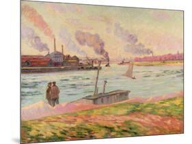 The Pointe D'Ivry, 1886-Armand Guillaumin-Mounted Giclee Print