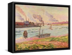 The Pointe D'Ivry, 1886-Armand Guillaumin-Framed Stretched Canvas