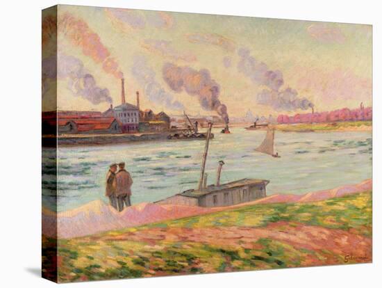 The Pointe D'Ivry, 1886-Armand Guillaumin-Stretched Canvas