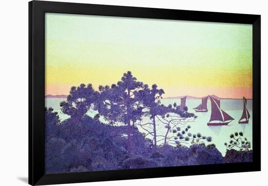 The Pointe De La Galere, 1891-92-Henri Edmond Cross-Framed Giclee Print