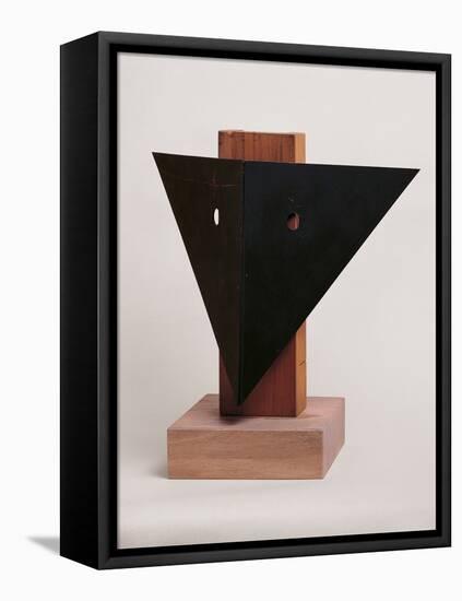The Pointer-Man Ray-Framed Stretched Canvas