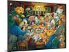 The Poker Club-Bill Bell-Mounted Giclee Print