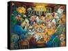 The Poker Club-Bill Bell-Stretched Canvas