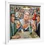 The Poker Players, 2003-PJ Crook-Framed Giclee Print