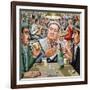 The Poker Players, 2003-PJ Crook-Framed Giclee Print
