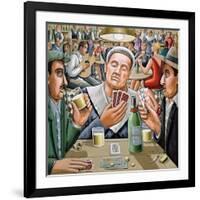 The Poker Players, 2003-PJ Crook-Framed Giclee Print