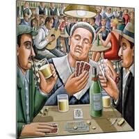 The Poker Players, 2003-PJ Crook-Mounted Giclee Print