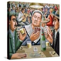 The Poker Players, 2003-PJ Crook-Stretched Canvas
