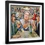 The Poker Players, 2003-PJ Crook-Framed Giclee Print