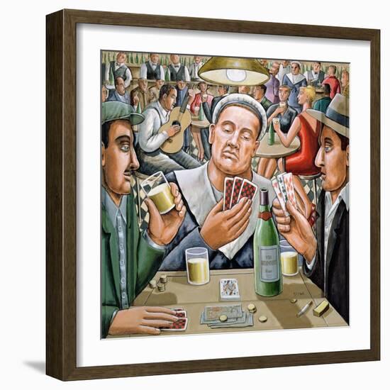 The Poker Players, 2003-PJ Crook-Framed Giclee Print