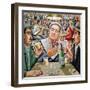 The Poker Players, 2003-PJ Crook-Framed Giclee Print