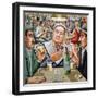 The Poker Players, 2003-PJ Crook-Framed Giclee Print