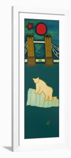 The Polar Bear and His Cub Visit London, 2009-Cristina Rodriguez-Framed Giclee Print