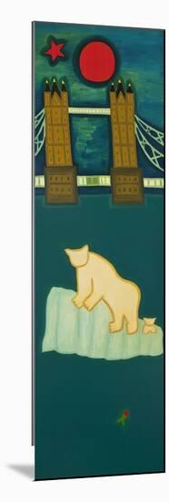 The Polar Bear and His Cub Visit London, 2009-Cristina Rodriguez-Mounted Giclee Print
