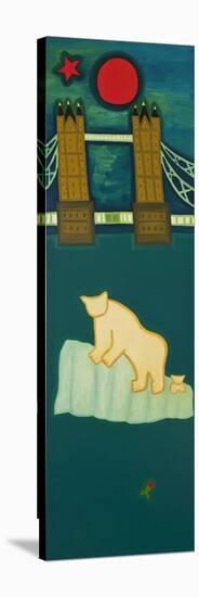 The Polar Bear and His Cub Visit London, 2009-Cristina Rodriguez-Stretched Canvas